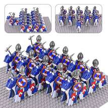 22pcs Wars of the Roses Mounted Warhammer Army Set Minifigure Toys - £27.64 GBP