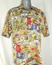 Reyn Spooner Smokin Joe Short Sleeve Button Front Aloha Shirt Men Small New - £33.67 GBP