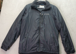 Columbia Omni Shield Coats Mens Small Black Fleece Nylon Long Sleeve Ful... - £25.43 GBP
