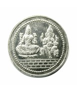 Real Silver 999 Laxmi Ganesha Religious coin MMTC India - pre owned - $93.20