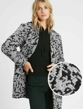 Banana Republic Factory Collarless Knit Coat Sz Small Nwot Grey Black - £31.53 GBP
