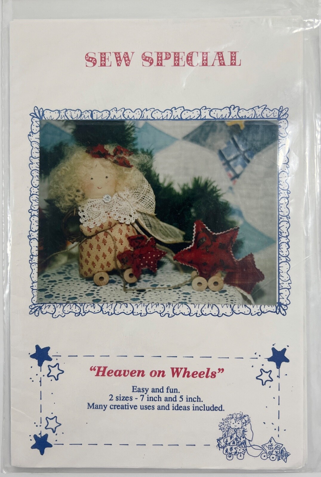 Heaven On Wheels Pattern Sew Special Designed by Judiann - $10.88