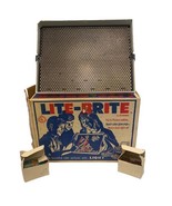 1967 LITE BRITE LIGHT BRIGHT Color Pegs HASBRO Original Box WORKS VINTAG... - $265.61 MXN
