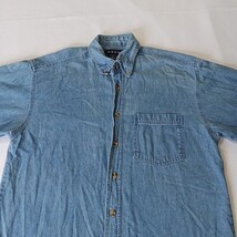 OXER RN#98891 Men's Cotton Long Sleeve Button-Down Denim Skirt Size Medium image 10