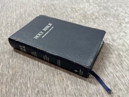Holy KJV Reference Concordance Nelson 475B Blue Bonded Leather 1972 Vintage - $29.69