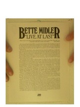 Bette Midler Press Kit - £20.28 GBP