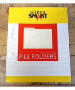 School Smart 015741 1-3 Cut Manila File Folder- Letter Medium Weight- Pa... - $23.23 CAD