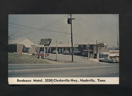 Vintage Postcard Old Cars Bordeaux Motel Clarksville Highway Nashville TN  - $4.99