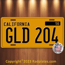 American Graffiti  Bob Falfa 55 Chevy GLD 204 Aluminum Prop License Plate tag - £15.75 GBP