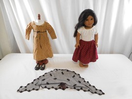 American Girl Doll Josefina Doll in Meet And Christmas Dress with Mantilla Lace - $90.11