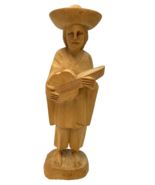 Vintage Akios Industries Native Hand Crafted Wooden Figure, Ecuador - £11.31 GBP
