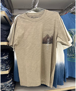 NWT UNIQLO UT Hokusai Remix Mountain Beige Graphic Short Sleeve T-shirt TEE - $27.00