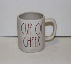 Rae Dunn Cup of Cheer White Red Christmas Holiday Ceramic Coffee Mug - $12.86