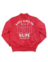 Kappa Alpha Psi Fraternity Bomber jacket KAY Nupe Phi Nu Pi Kappa Bomber Jacket - £104.55 GBP