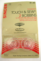 Touch and Sew Bobbins pack of Two - $2.00