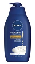 New NIVEA Nourishing Care Body Wash with Nourishing Serum (30 Fl Oz) - £14.33 GBP