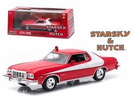 1976 Ford Gran Torino Red with White Stripe "Starsky and Hutch" (1975-1979) TV S - $1,372.36 MXN