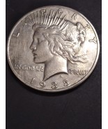 Excellent Condition Vintage 1935 Peace Dollar VGC, D 38.1 cm, 26.6 g - $239.04 CAD