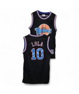 Tune Squad Lola #10 Jersey Space Jam 2 Black M Nostalgia Co Unlimited Cl... - $41.13 CAD
