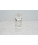 FENTON CLEAR FROSTED SATIN GLASS 3.75&quot; LITTLE GIRL PRAYING FIGURINE GUC - $9.99