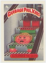 &#39;87 Topps OS7 Garbage Pail Kids 289b Alexander The Grate Card White Number Error - £19.46 GBP