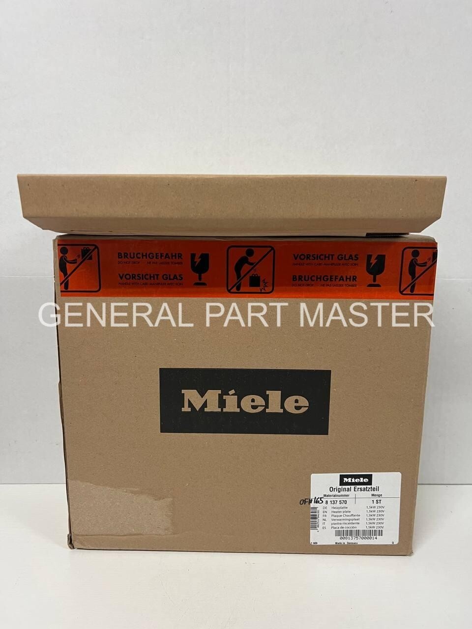 GENUINE OEM Miele Heater plate 1,5kW 230V 8137570 - $108.90