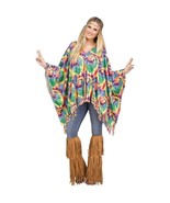 NEW Tie-Dye Hippie Poncho Headband Halloween Costume Accessory OSFM 4-14 - $17.77