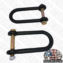 (2) 2.5” AIRLIFT BUMPER FORGED CLEVIS SHACKLE MILITARY HUMVEE SLANTBACK ... - £134.99 GBP
