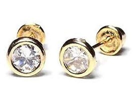 Universal ear piercing studs 6 pair April crystal diamond assortment - £7.96 GBP