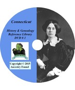 CONNECTICUT - History &amp; Genealogy -265 old Books on DVD - Ancestors,Coun... - £5.75 GBP