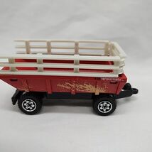 Matchbox Red And White 2011 Farm Trailer 3&quot; - $12.47 CAD