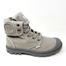 Palladium Baggy Titanium High Rise Gray Womens Size 8.5 Combat Boots 023... - £50.20 GBP