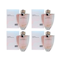 Pack of 4 New Mont Blanc Femme Individuelle Perfume Eau De Spray 2.5 Oz (W) - £87.52 GBP