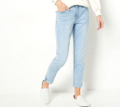 Laurie Felt Daisy Denim Boyfriend Jeans- Light Wash, Regular 16 - £30.76 GBP