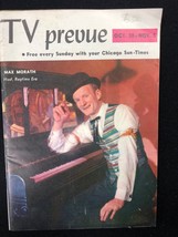 TV PREVUE Chicago Sun-Times digest October 30 1960 Max Morath, Carol Burnett pic - £7.74 GBP