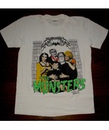 Vintage The Munsters Promo T Shirt Addams Family Horror Medium Rare 1990s - $180.00