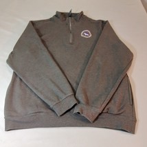 Charles River Apparel Men&#39;s 1/4 Zip Gray Pullover Jacket Measured Chest 46 - $356.98 MXN