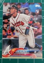 2018 Topps Chrome Ozzie Albies Rookie card #72 RC Atlanta Braves - $1.93