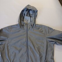 Columbia Jacket Women's Small Gray Hooded Lightweight Lined Full Zip Windbreaker image 13