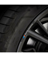 4pcs For  Performance Wheels Aluminum Sticker  Logo Emblem M Power   Whe... - £65.03 GBP