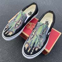 Zombie Feet - Custom Slip On Vans Shoes for Men and Women - £131.99 GBP