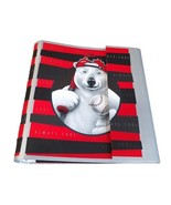 Coca Cola Bear Baseball Trapper Keeper Binder 2 Folders - $11.79