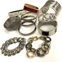 Lot of Bangles and Bracelets Metal Vtg to modern boho Retro - £15.74 GBP