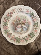 Royal Doulton Brambly Hedge Summer Plate from the Four Seasons Collection 8in - £23.48 GBP