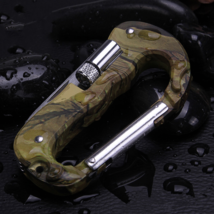 Camouflage Clasp Knife Saw Screwdriver Multifunctional Outdoor Tools Climbing Ca - £15.14 GBP