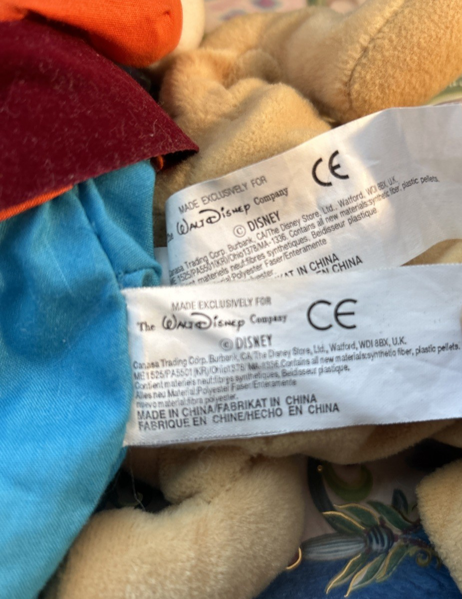 Disney Goofy & Pluto Bean Bag Plush, Pre-Owned Item image 3