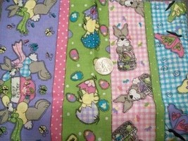 Jelly Bean Parade Easter Bunny Chick Fabric  - $28.00