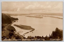 RPPC Columbia River From Crown Point Oregon Postcard B42 - £5.22 GBP