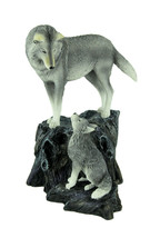 Lisa Parker Guidance Grey Wolf Mother and Child Statue - £108.98 GBP