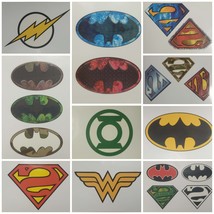 10 sheets of  DC Comics Logo Temporary Tattoos 19 different designs UGJDP - £6.52 GBP